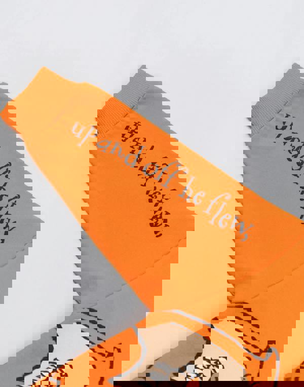 Vanilla Underground Zog Unisex Kids Orange Character Sweatshirt