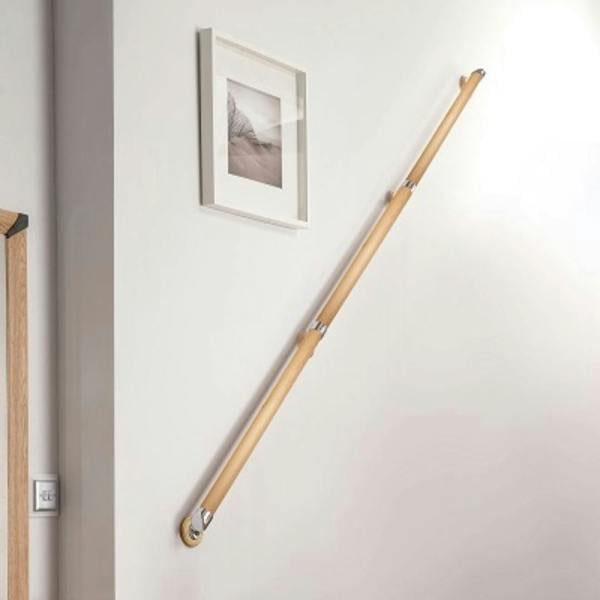 Cheshire Mouldings Rail in a Box (Pine / Oak) & (Nickel / Chrome) Complete Set (L) 3.6m