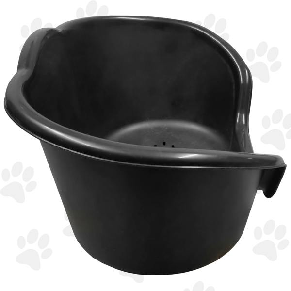 Ketoplastics Small Dog Bed Plastic Pet Bed - Black