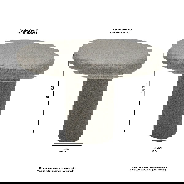 IH Design Udaipur Round Low Coffee Table