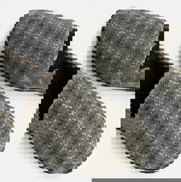 Jo & Joe GORDON Mens Full Slippers Checkered Grey