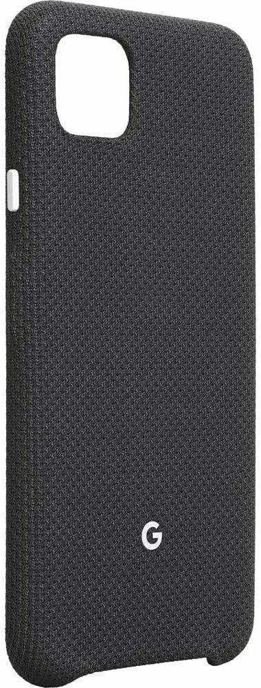 Google Genuine Google Pixel 4 Case Cover Fabric Just Black GA01280