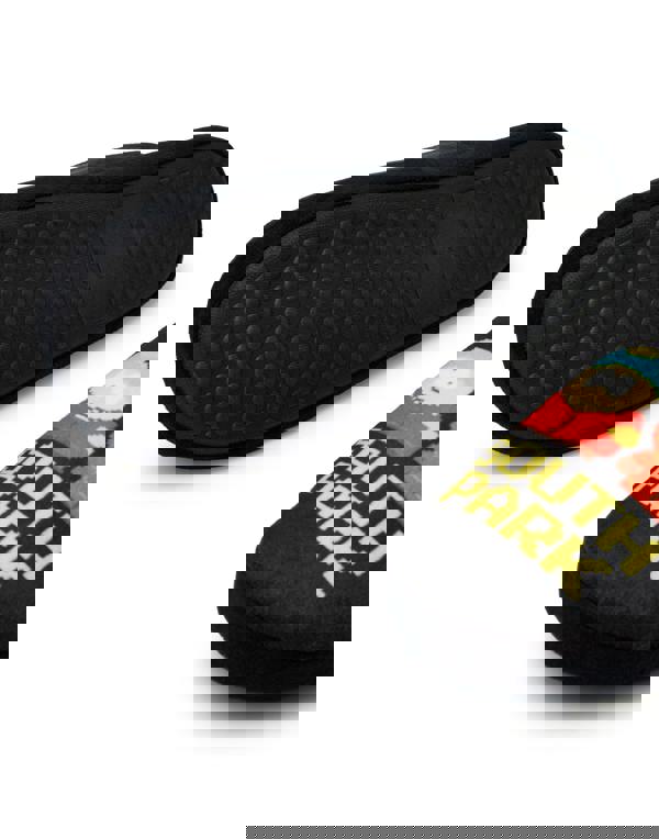 South Park Mens Black Pixel Scene Mule Slippers