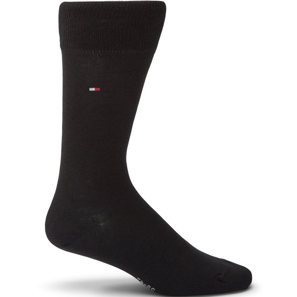 Tommy Hilfiger Men's Mixed Black Style 4 Pack Socks Gift Box (Size 6-11 UK)