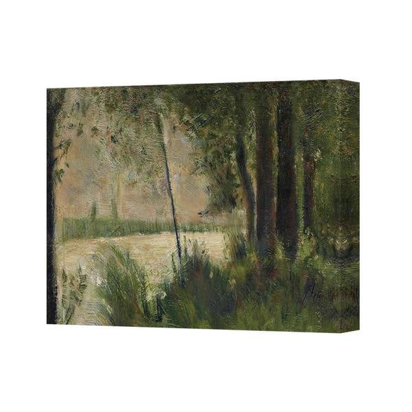 Benjamin Tate Design Impressionist Forest Path Canvas Print Landscape Artwork