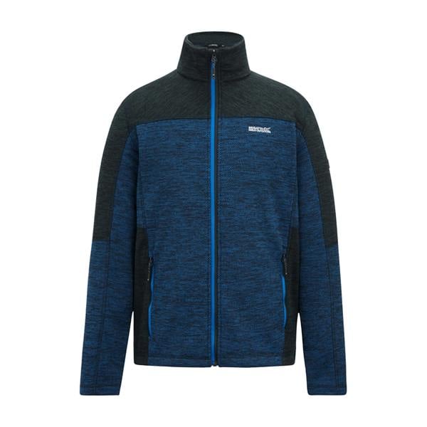 Regatta Mens Highton Fleece Full Zip Midlayer - Navy Blue
