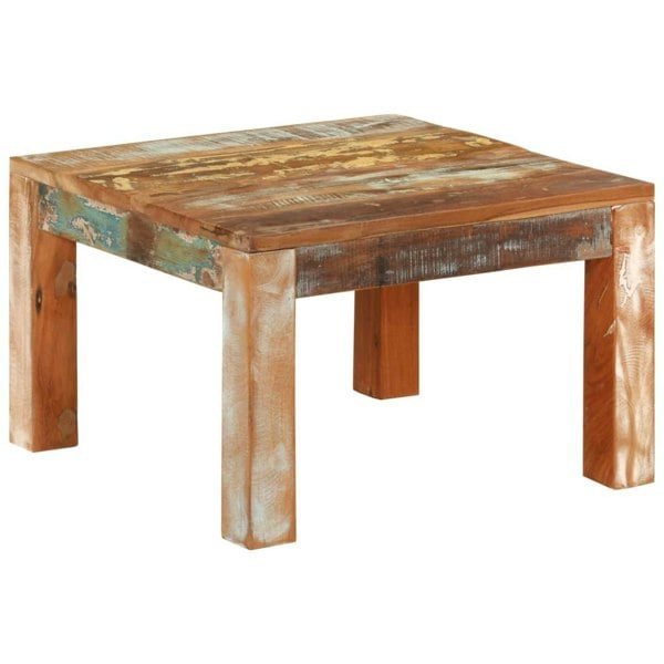 Berkfield Coffee Table 55x55x35 cm Solid Wood Reclaimed