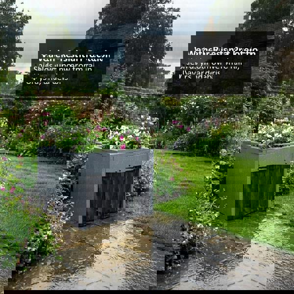 Nicoman Robot Lawn Mower Garage Shelter with Plant Roof