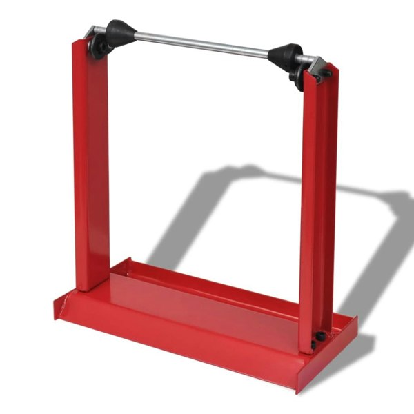 Berkfield Professional Motorcycle Wheel Balancing Stand Red