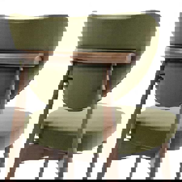 TRL Furniture Luxecraft Fabric Chair - Olive Green (Set of 2)