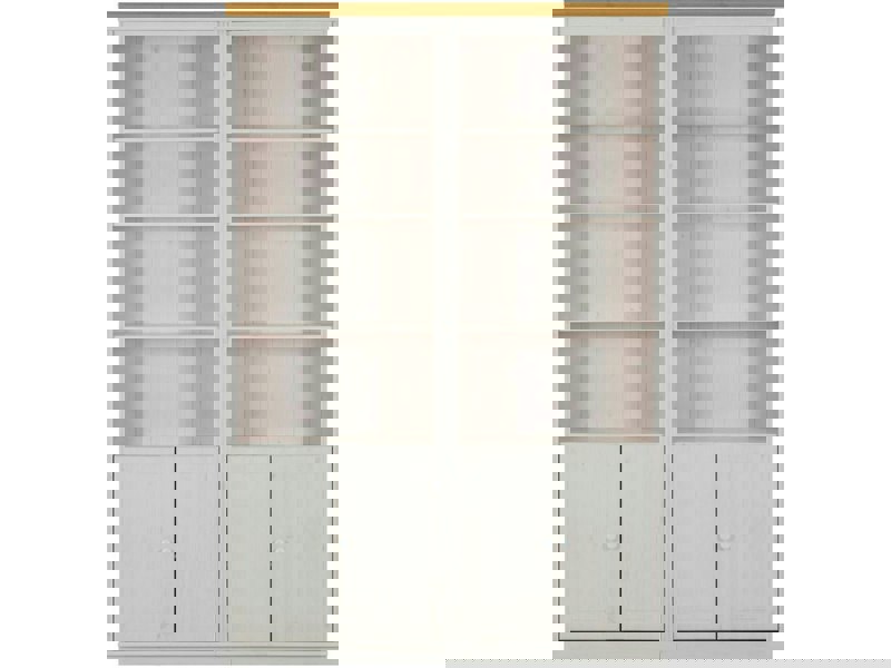 Dorel Home Anita Wall Unit A in white honey