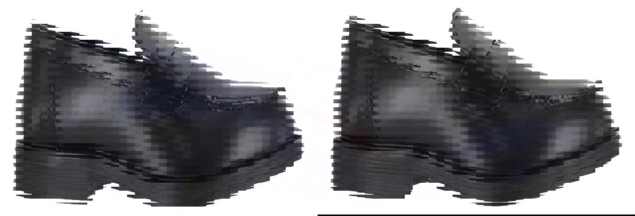 Off The Hook Perry Mens Penny Loafer Slip On Leather Smart Shoes