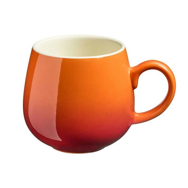 Cooks Professional Set of 6 Stoneware Mugs | 350ml | Multi-Colour
