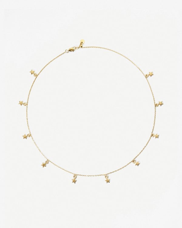 Elk & Bloom Star Feeling Chunky 14K Gold Choker Necklace