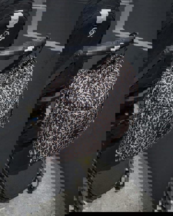 Tiba + Marl Luna Drawstring Changing Tote Leopard Print