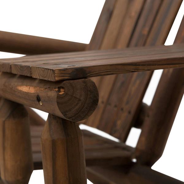 Wyld Haus Basaveva Wood Natural Jack And Jill 2 Seater Garden Bench With Centre Coffee Table