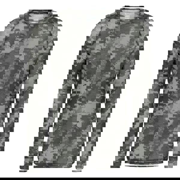 Mountain Warehouse Mens Talus Camouflage Thermal Top - Green