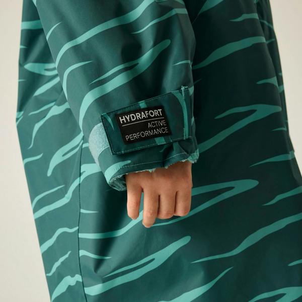 Regatta Childrens/Kids Zebra Waterproof Changing Robe - Mediterranea - 