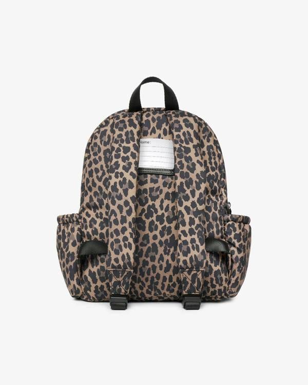 Tiba + Marl Mini Elwood Kids Backpack 2.0 Brown Tonal Leopard Print