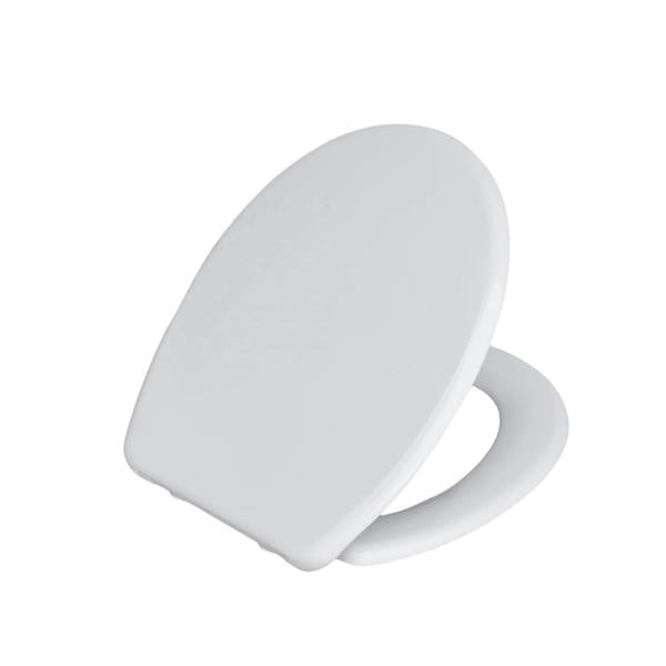 RTS White Thermoplastic Top Fix Soft Close Quick Release Toilet Seat