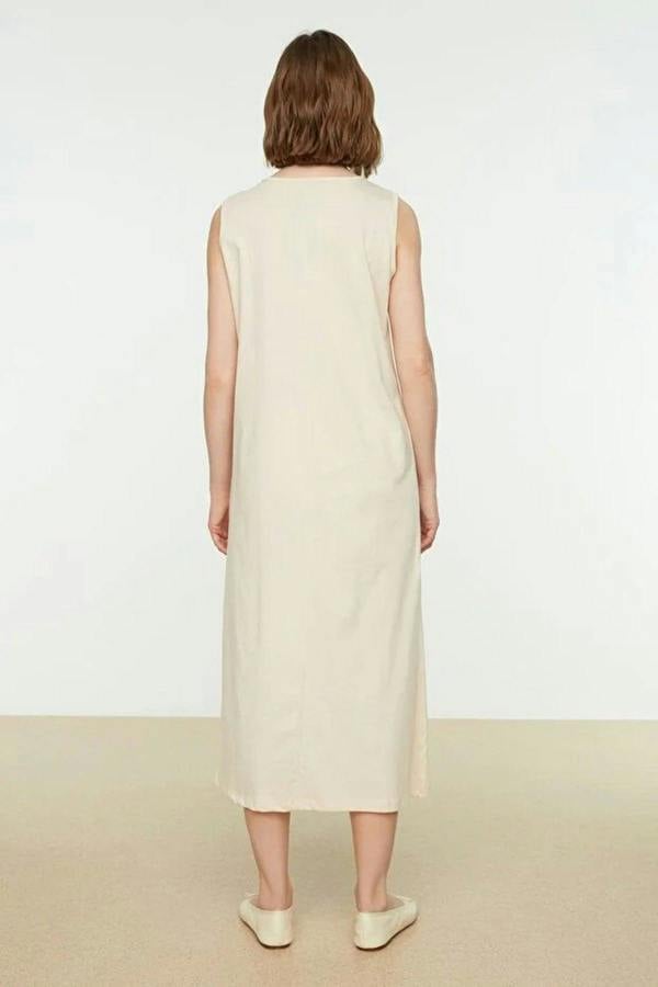 WOVCOR Sleeveless Long Lined Undershirt Dress