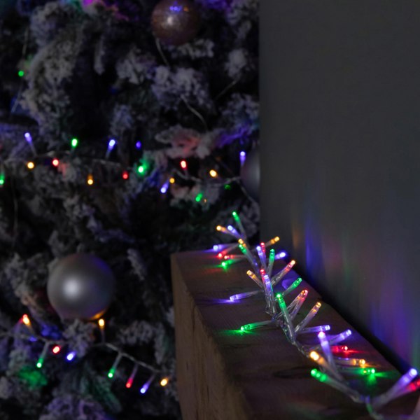 Samuel Alexander 18.7m 750 LED TreeBrights Christmas String Lights on Clear Cable with Timer in Multi-Coloured