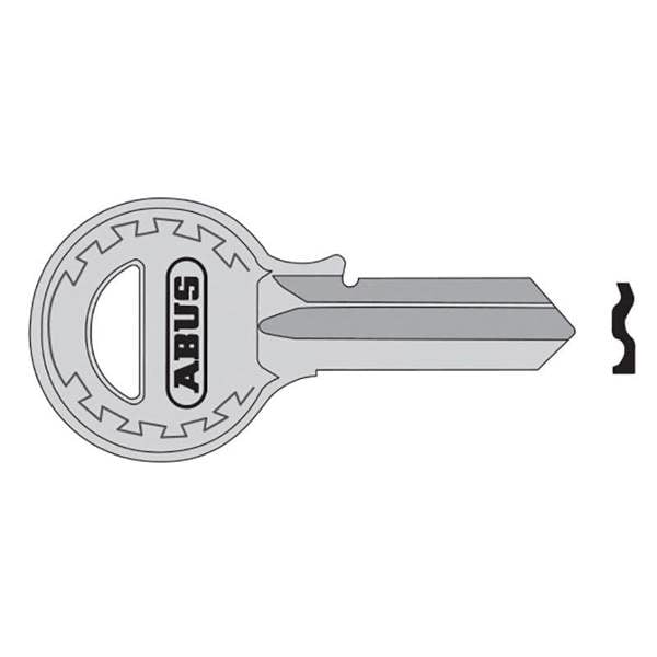 Abus Mechanical T84/40 40mm Left Hand Key Blank 08682 - Multi Colour