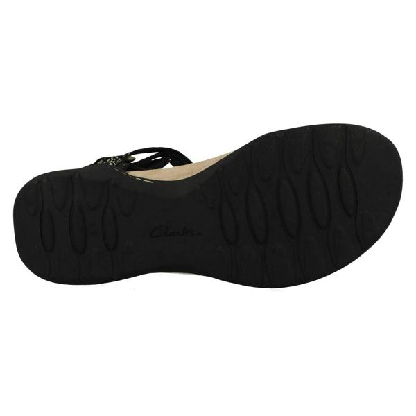 Clarks Ladies Clarks Aztec Detailed Strappy Sandals Amanda Step