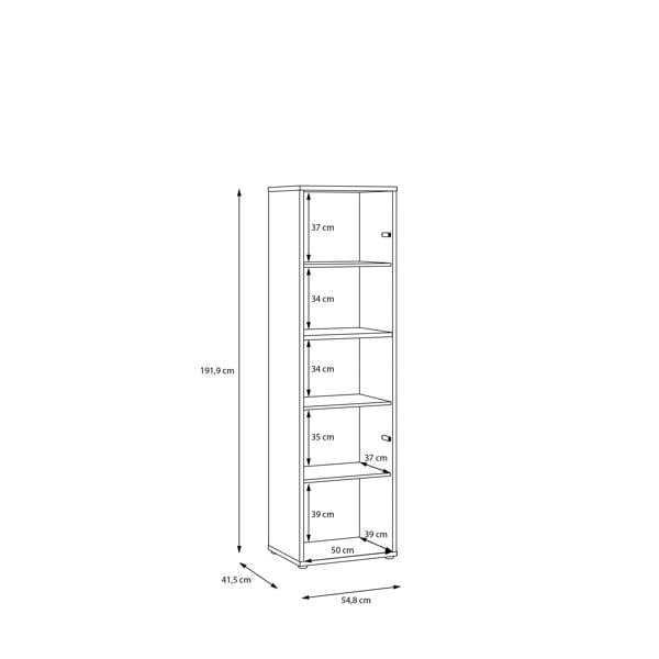 Furniture To Go Alice Springs Tall Storage Cabinet with 2 Push-to-Open Doors & 1 Shelf in Sand