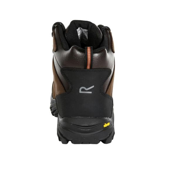 Regatta Great Outdoors Mens Burrell Leather Hiking Boots - Peat - 