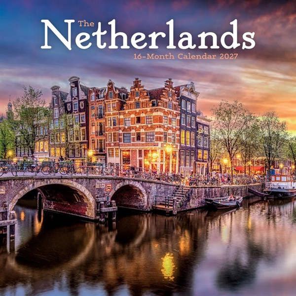 Europe The Netherlands Calendar 2027, Wall Calendars, Month To View, Travel, Gift