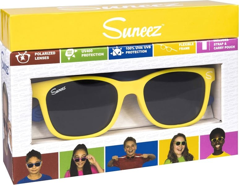 Suneez Kids Unbreakable UVA / UVB Blocking Sunglasses with Strap