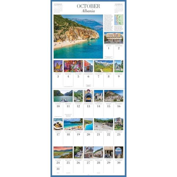 1,000 Places To See Before You Die Deluxe Calendar 2027, Deluxe Calendars, Month To View, Travel, Gift