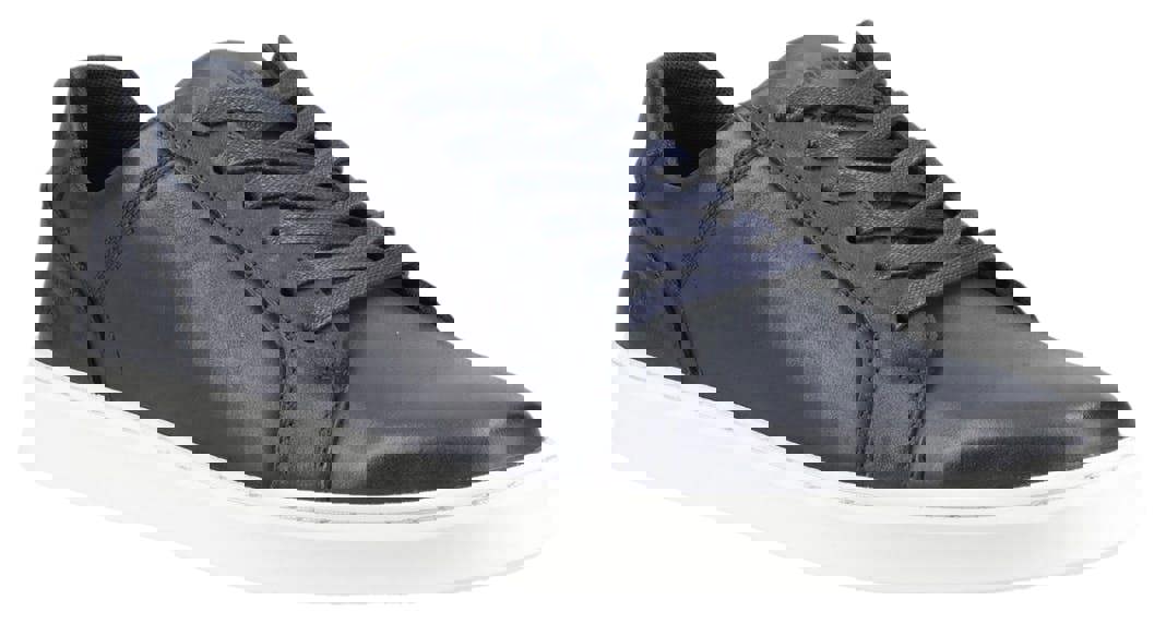 Hush Puppies Madden Mens Casual Lace Up Smart Leather Trainers