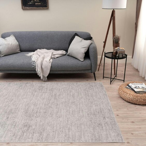 The Rugs Rustic Cream Scandi Design Rug
