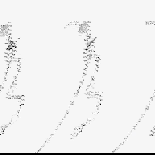 Swarovski Hyperbola Rhodium Plated White Infinity Bracelet 5679664