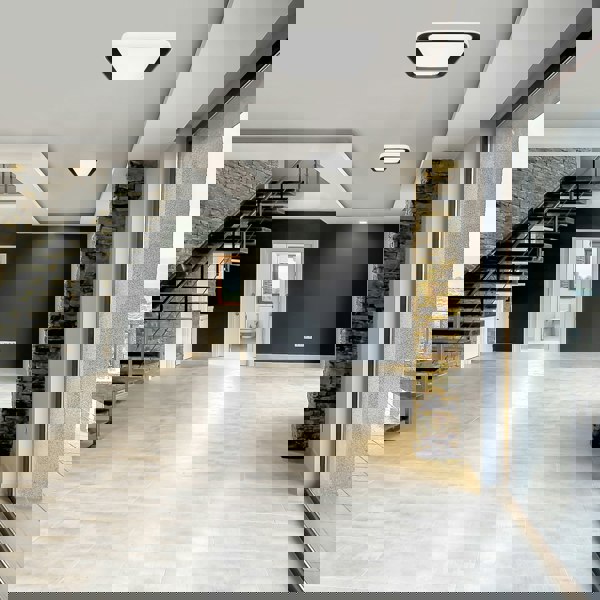 Milagro Quadro LED Ceiling Lamp  Black 40cm Stylish Modern Powerful Economical Full Remote Control