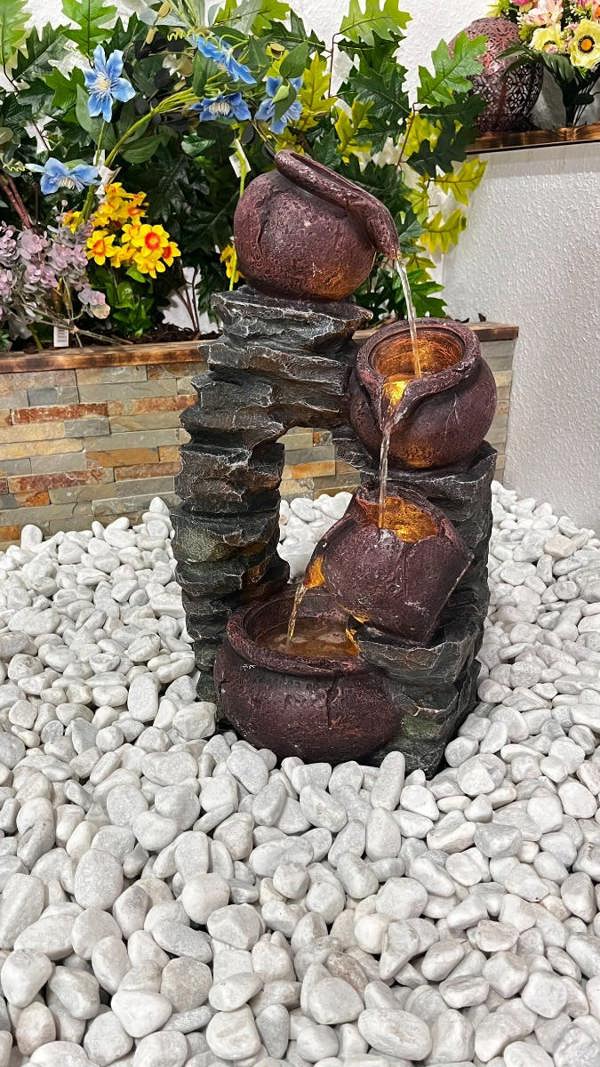 Tranquillity Water Features Copper Dale Falls Traditional Water Feature
