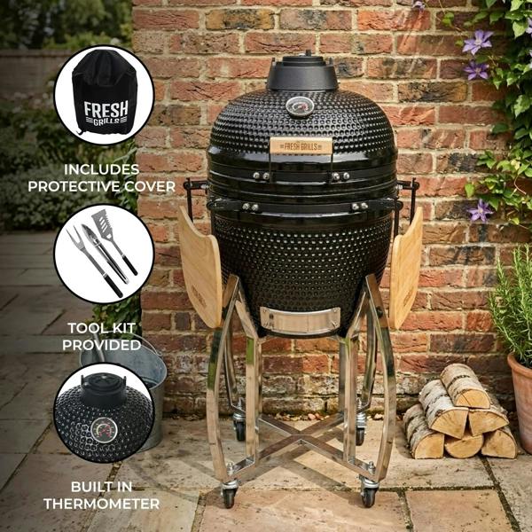 Fresh Grills Kamado BBQ Grill – 18”