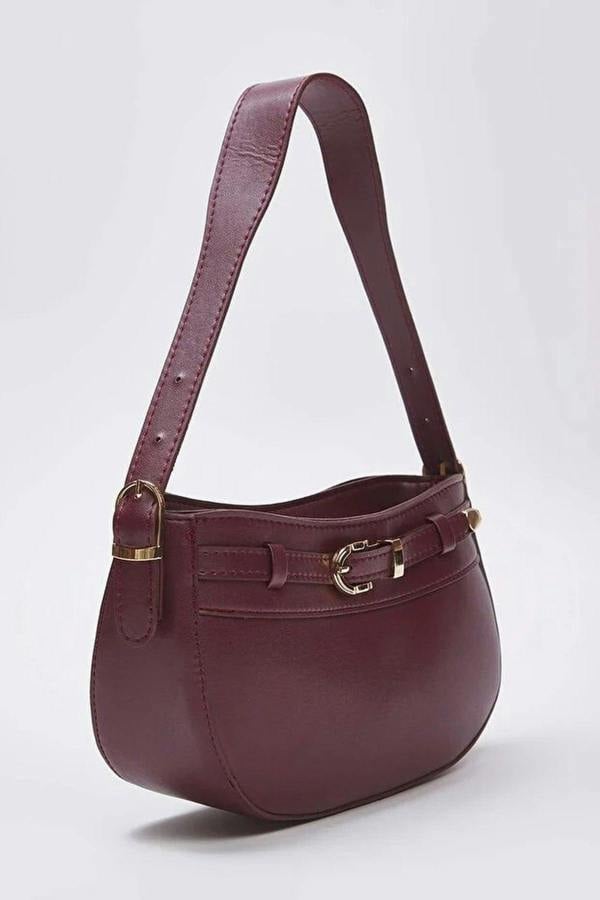 WOVCOR Women's Mini City Shoulder Bag with Buckle Detail