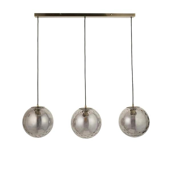 Pagazzi Lighting Tamara 3-Light Antique Brass Pendant Bar