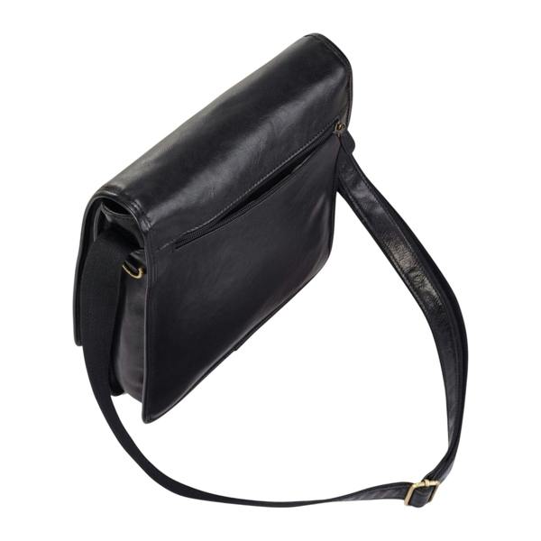 Infinity Leather Leather Vintage Messenger Shoulder Crossbody Travel Business Bag - Ranger