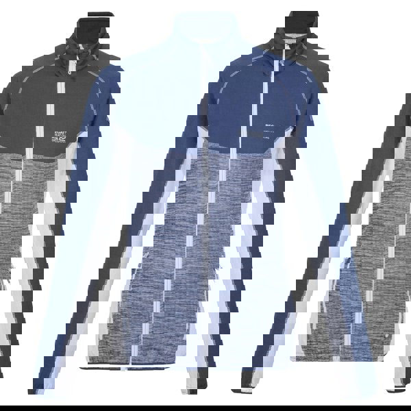 Regatta Womens/Ladies Hepley Full Zip Fleece Jacket - Dusty Denim/White