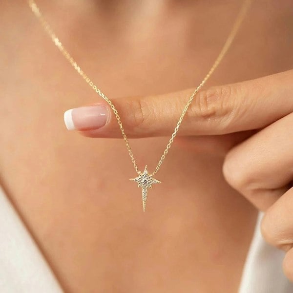 Northern Star Polaris Sterling Silver Necklace - Spero London