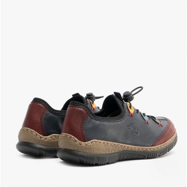 Rieker N3271-35 Womens Shoes Navy/Combi