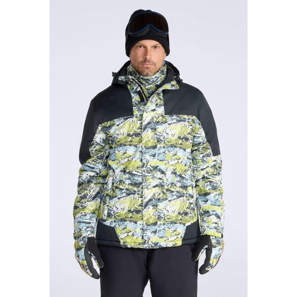 Mountain Warehouse Mens Shadow II Printed Ski Jacket - Green