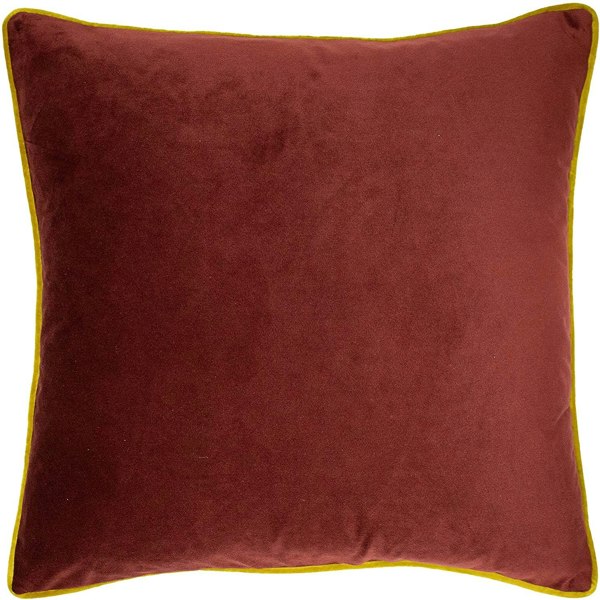 Furn Forest Stag Cushion Cover - Burgundy/Gold