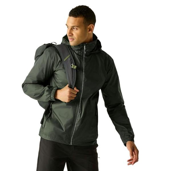 Regatta Mens Lyle IV Waterproof Hooded Jacket - Dark Khaki - 