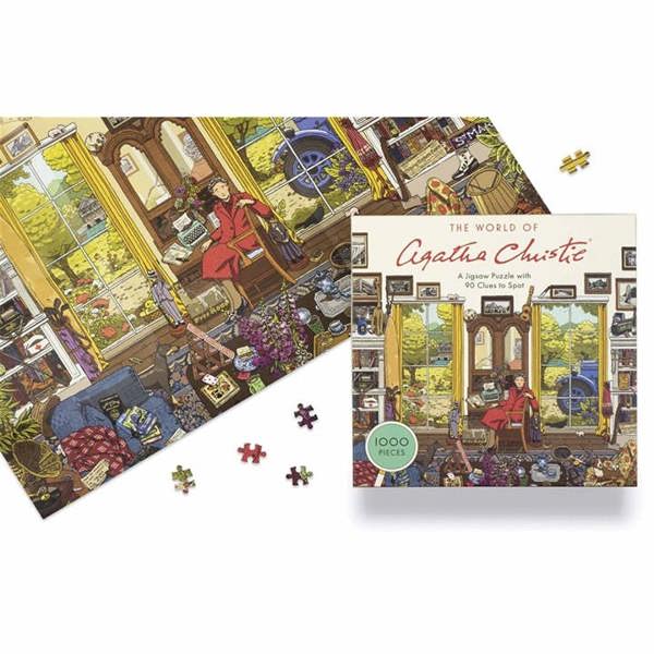 The World of Agatha Christie Jigsaw, Jigsaws & Puzzles, History & Literature, Gift