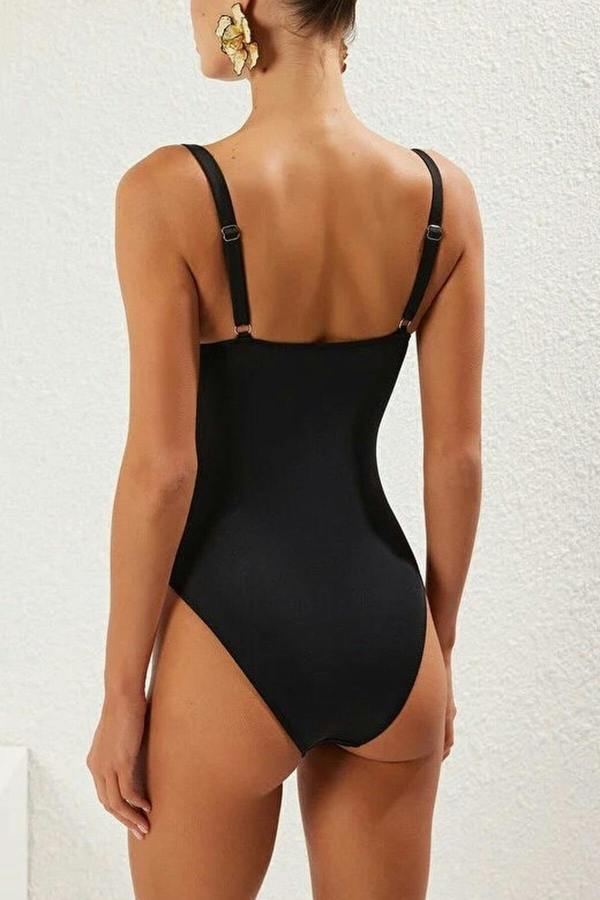 WOVCOR Draped Balconette Padded Regular Swimsuit